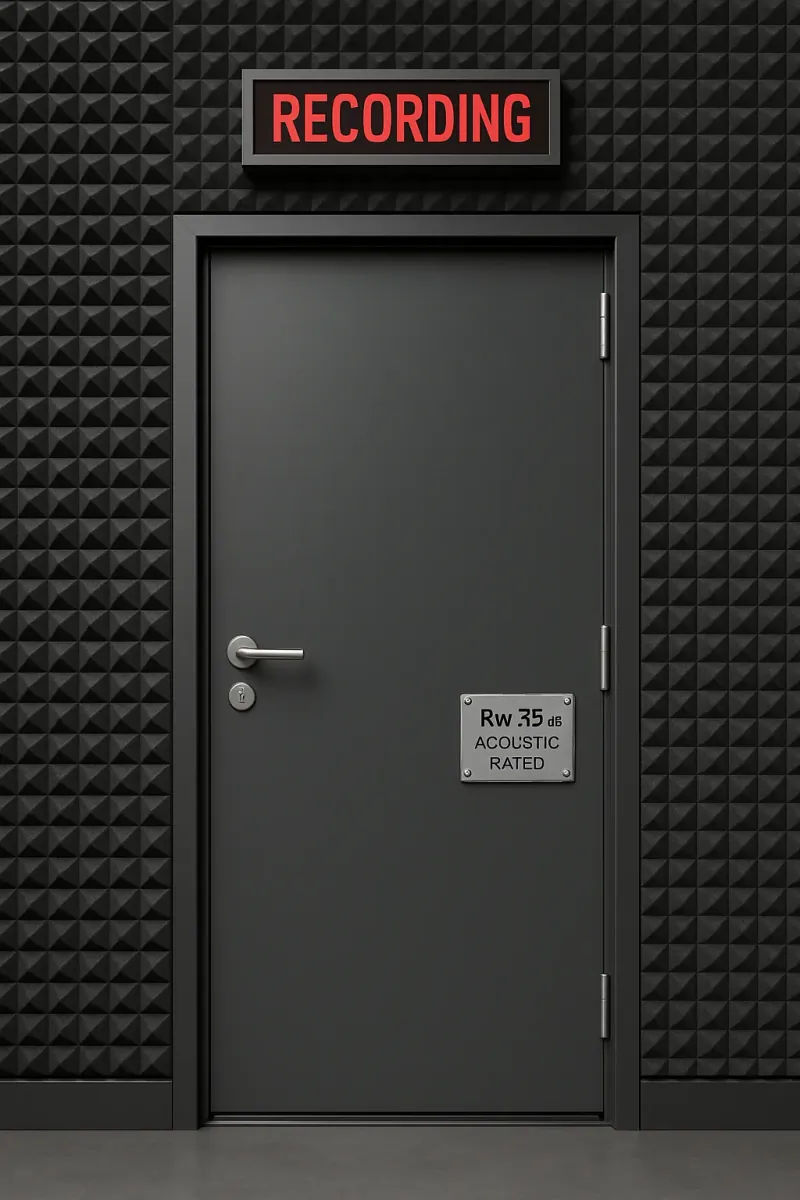 acoustic rated steel doors - professional steel doors available in Coventry from UK manufacturers