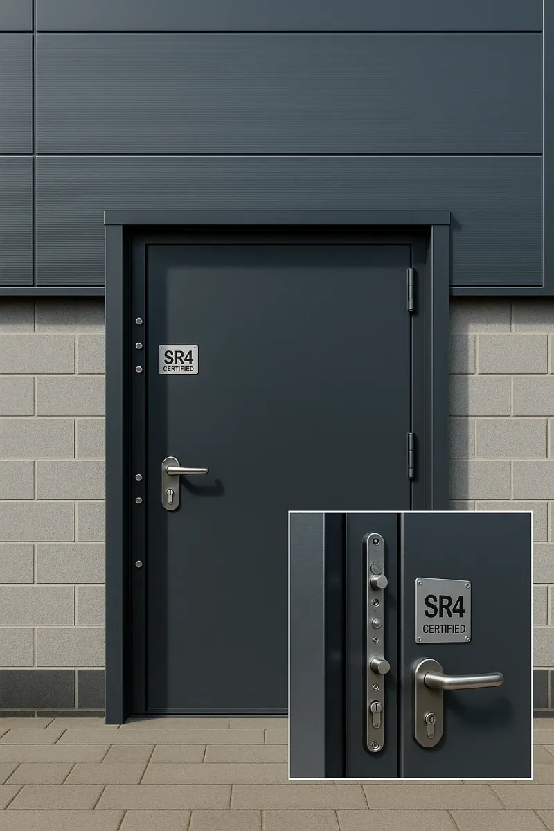 security rated steel doors - professional steel doors available in Coventry from UK manufacturers